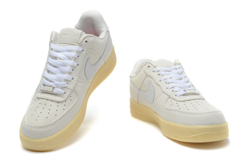 nike air force 1 basse des hommes chaussures noir vert (3)